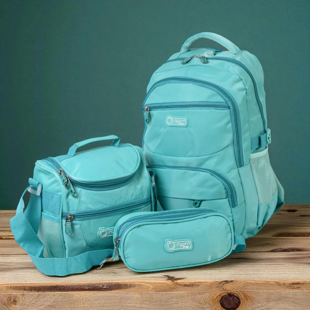 Nuevo Origen Bags 3x1: maleta, cartuchera y lonchera